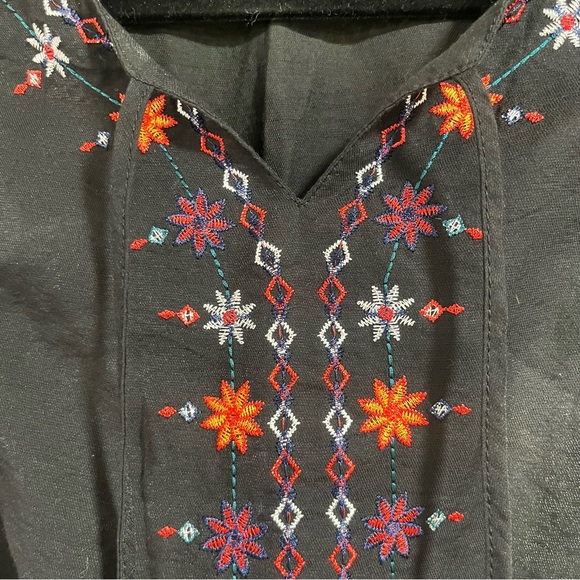 SHEIN Black Tiered Midi Dress - Picture 3 of 6